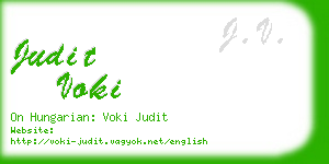 judit voki business card